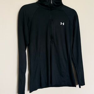 Under Armour HeatGear ¼ Zip Long Sleeve Top | Medium